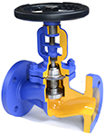 bellow seal globe valve